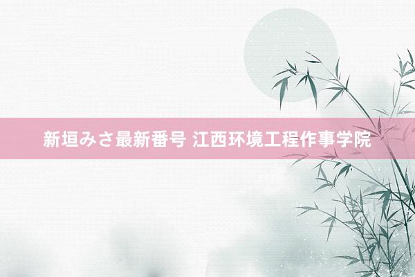 新垣みさ最新番号 江西环境工程作事学院