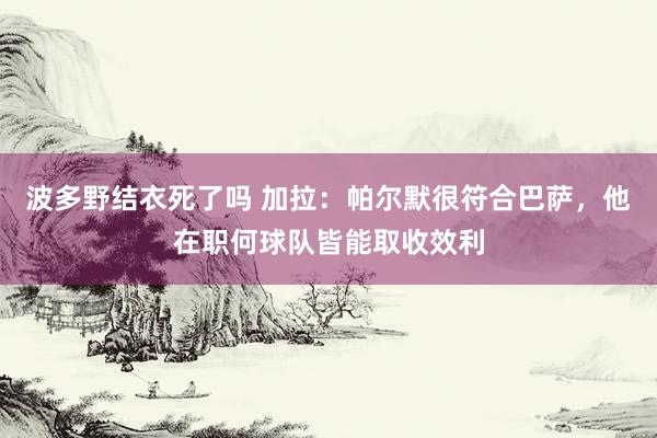 波多野结衣死了吗 加拉：帕尔默很符合巴萨，他在职何球队皆能取收效利